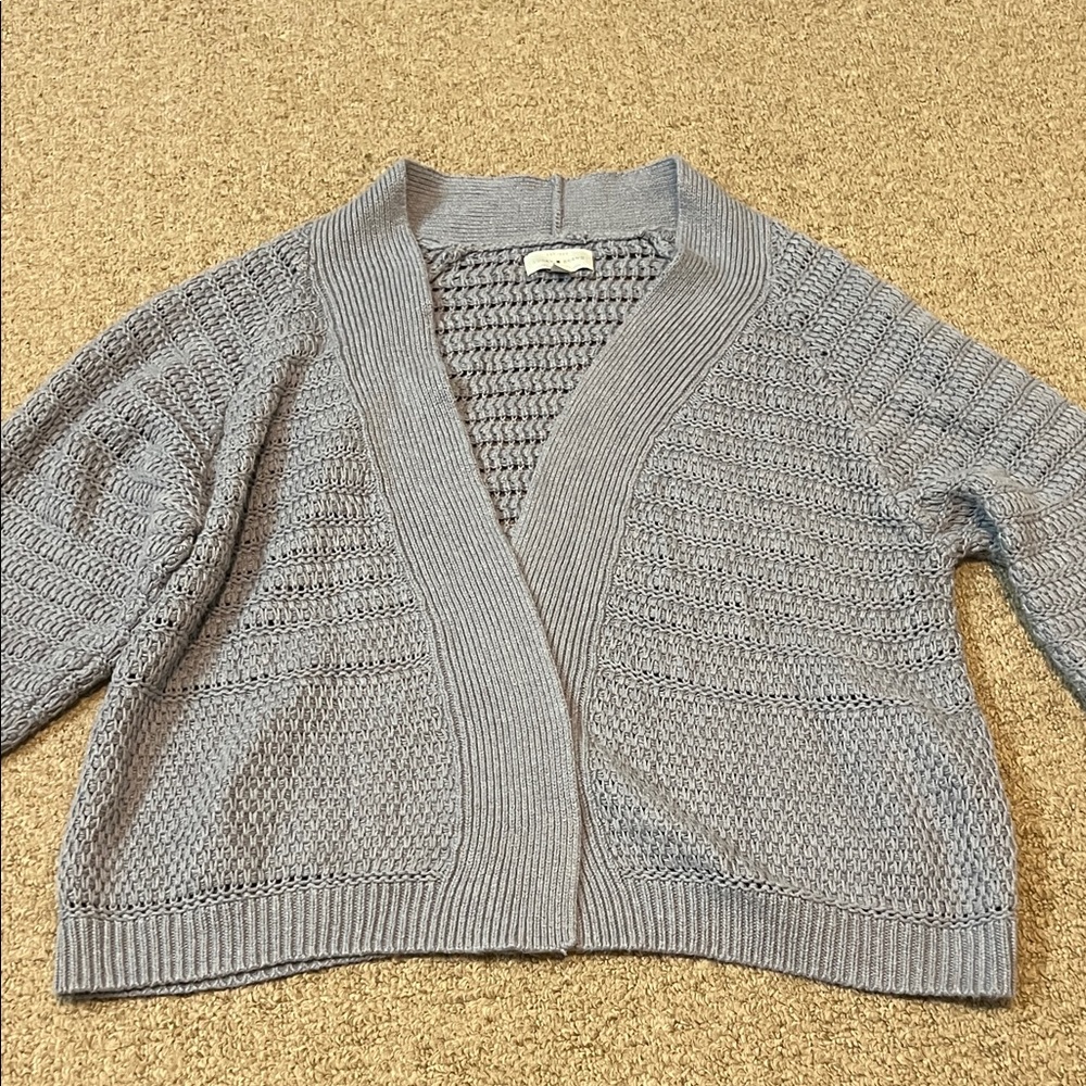 Lucky Brand Gray Women's Open Cardigan Size Medium
